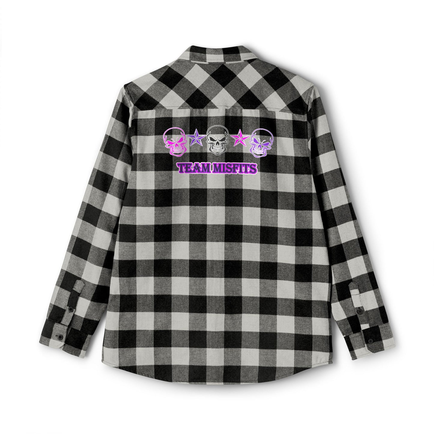 Misfits Pink Unisex Flannel Shirt