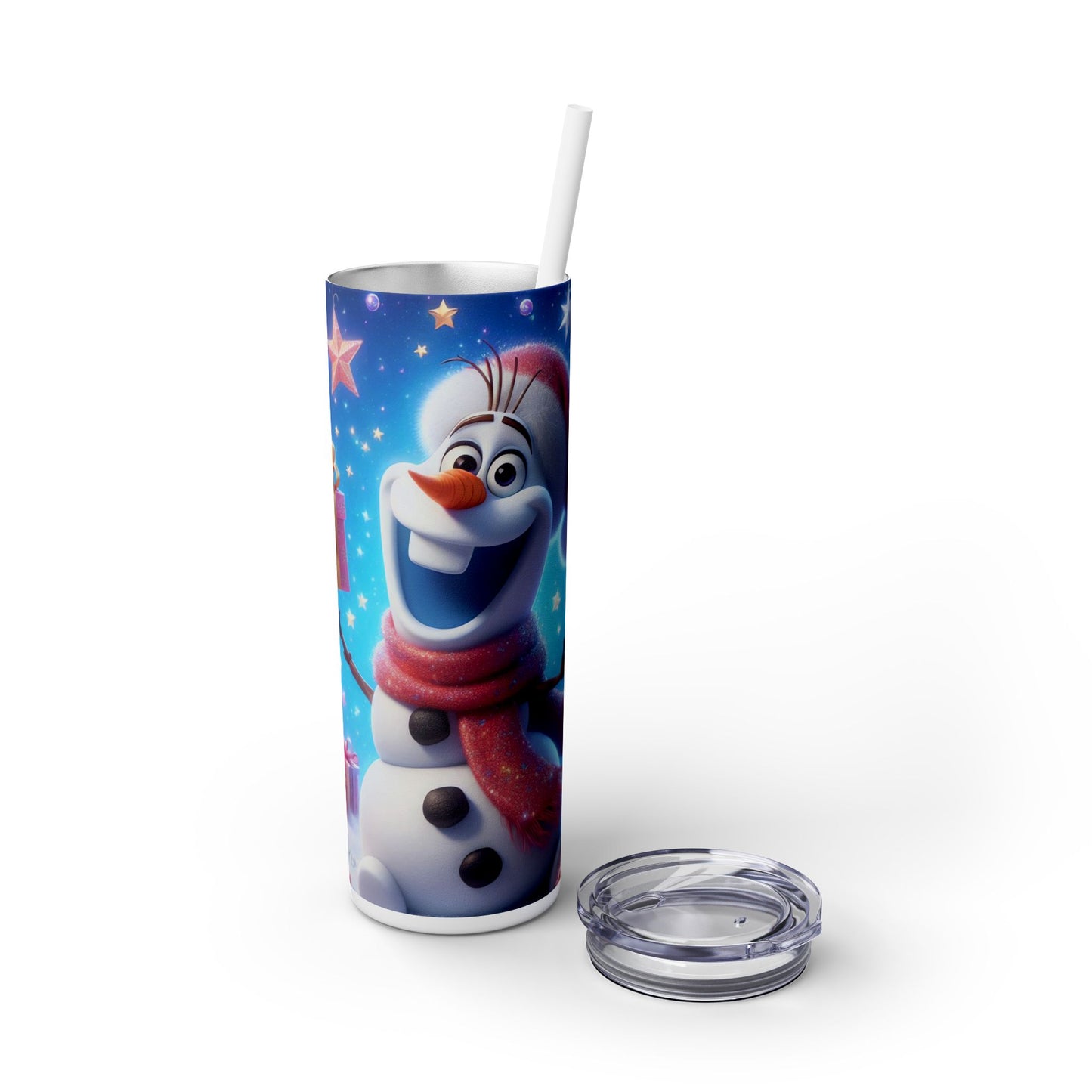 Snowman Tumbler with Straw, 20oz