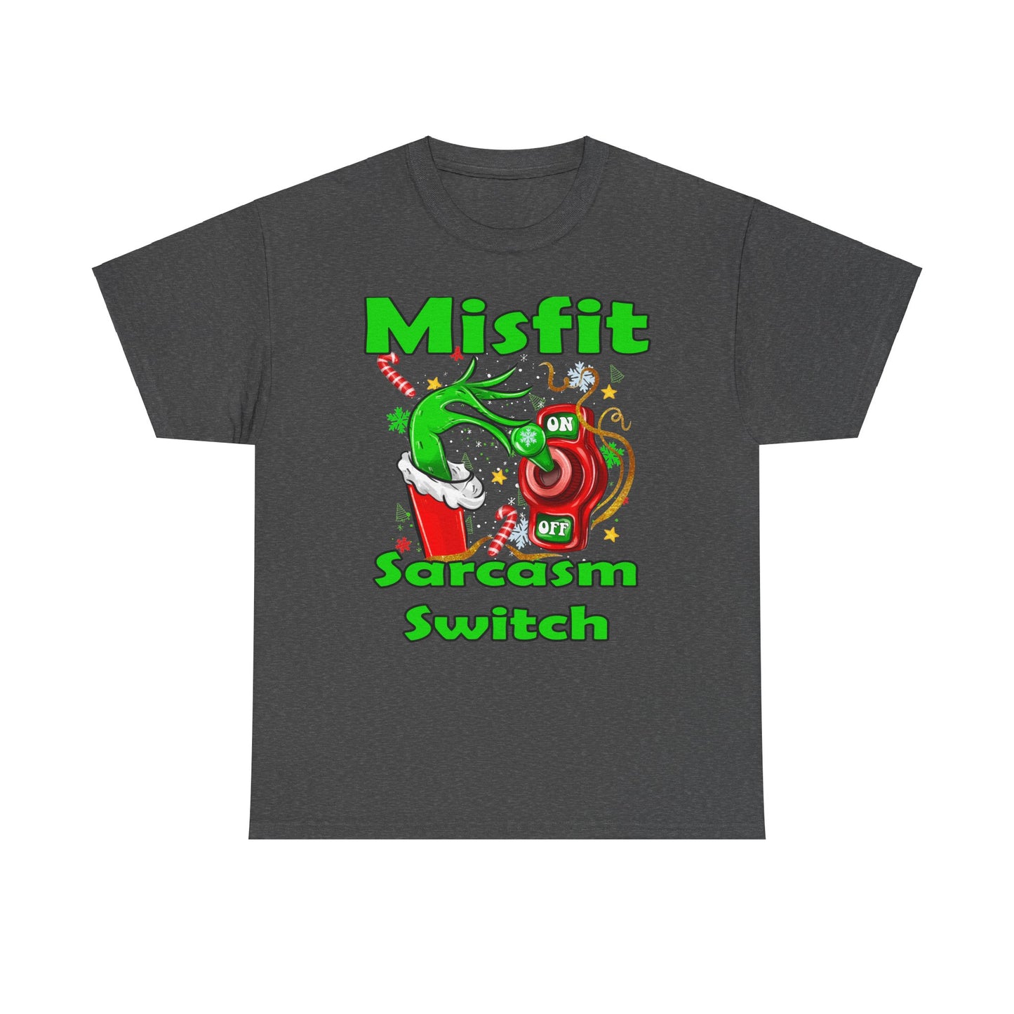 Misfit Sarcasm Switch Heavy Cotton Tee