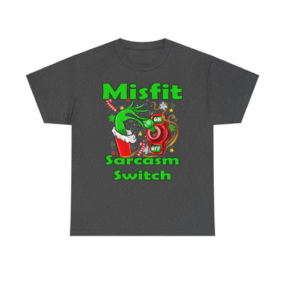 Misfit Sarcasm Switch Heavy Cotton Tee