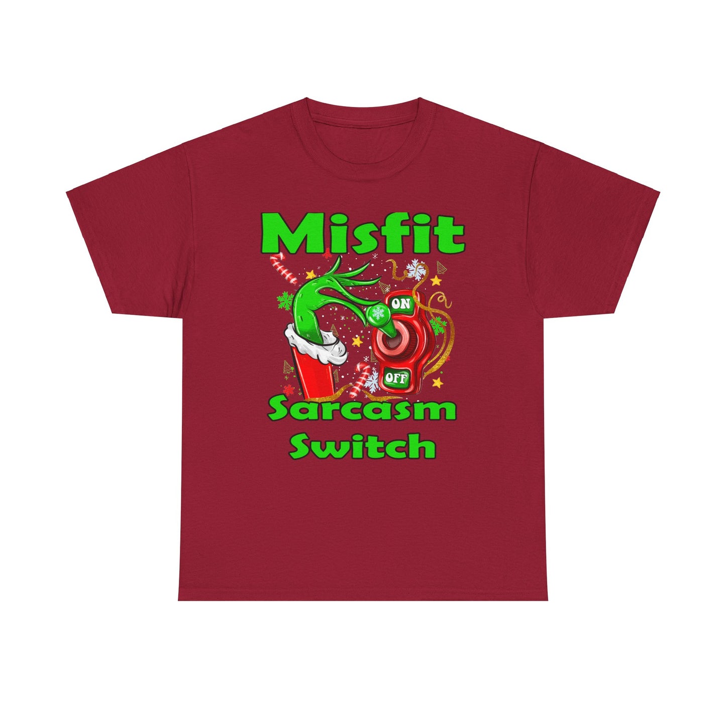 Misfit Sarcasm Switch Heavy Cotton Tee