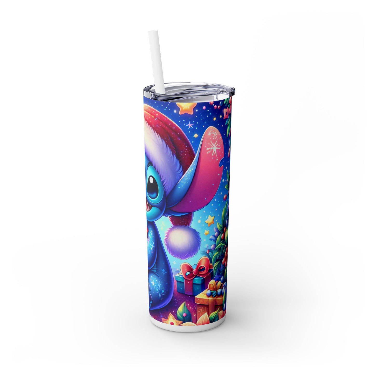 Blue Monster Tumbler with Straw, 20oz