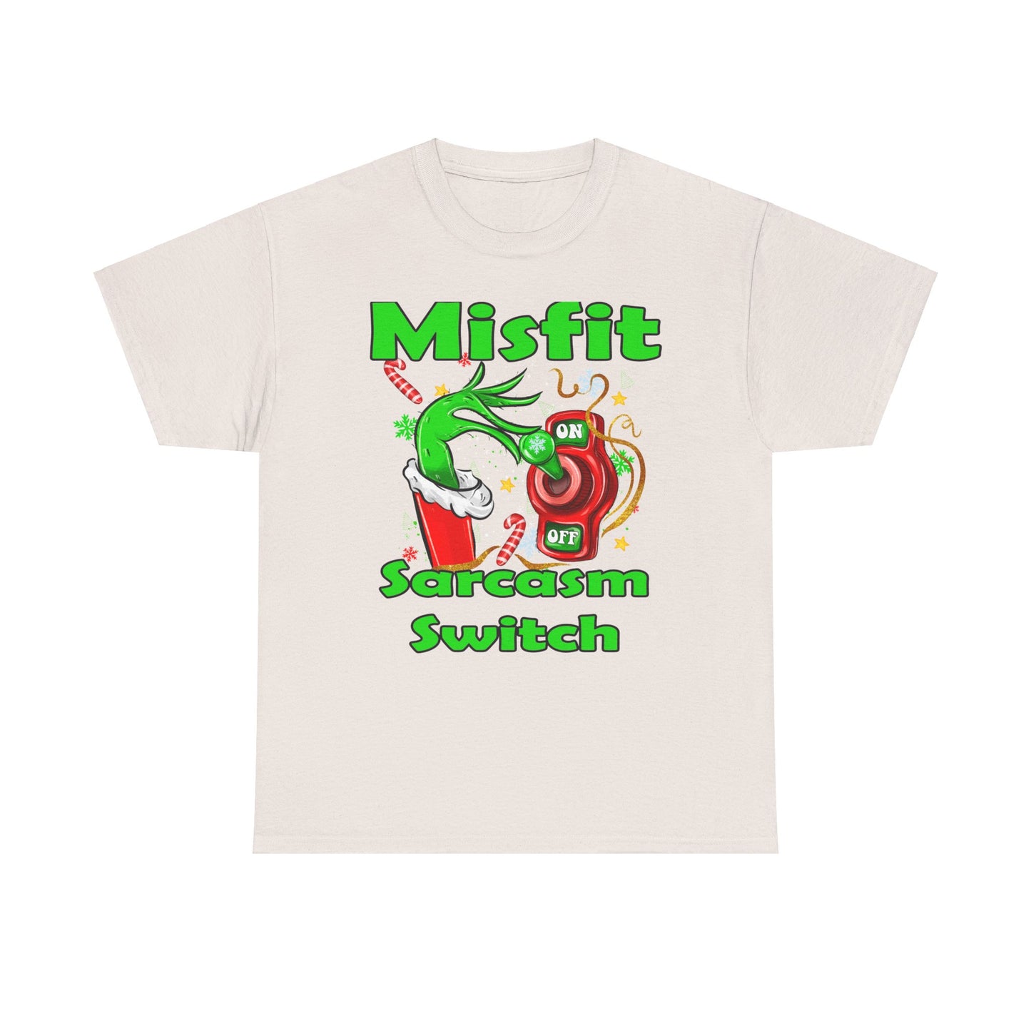 Misfit Sarcasm Switch Heavy Cotton Tee