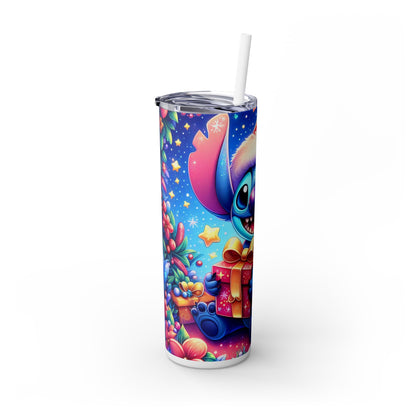 Blue Monster Tumbler with Straw, 20oz