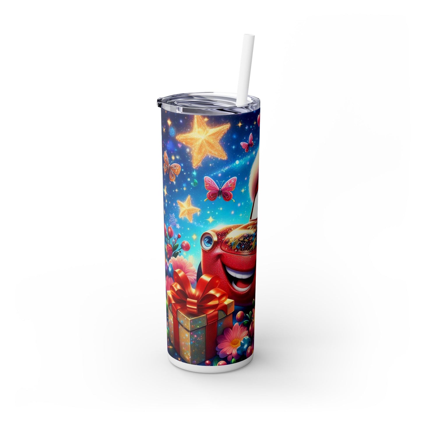 Vroom Vroom Tumbler with Straw, 20oz