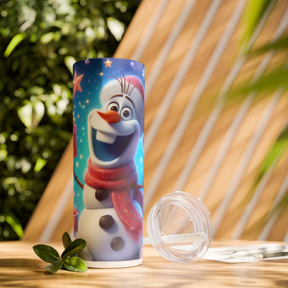 Snowman Tumbler with Straw, 20oz