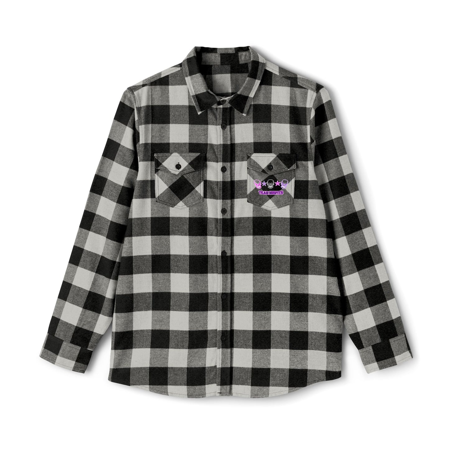 Misfits Pink Unisex Flannel Shirt