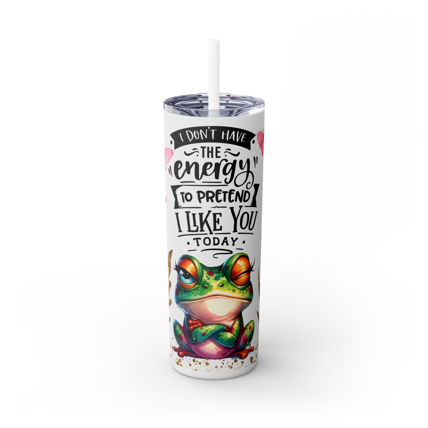 Pretend Frog Tumbler with Straw, 20oz