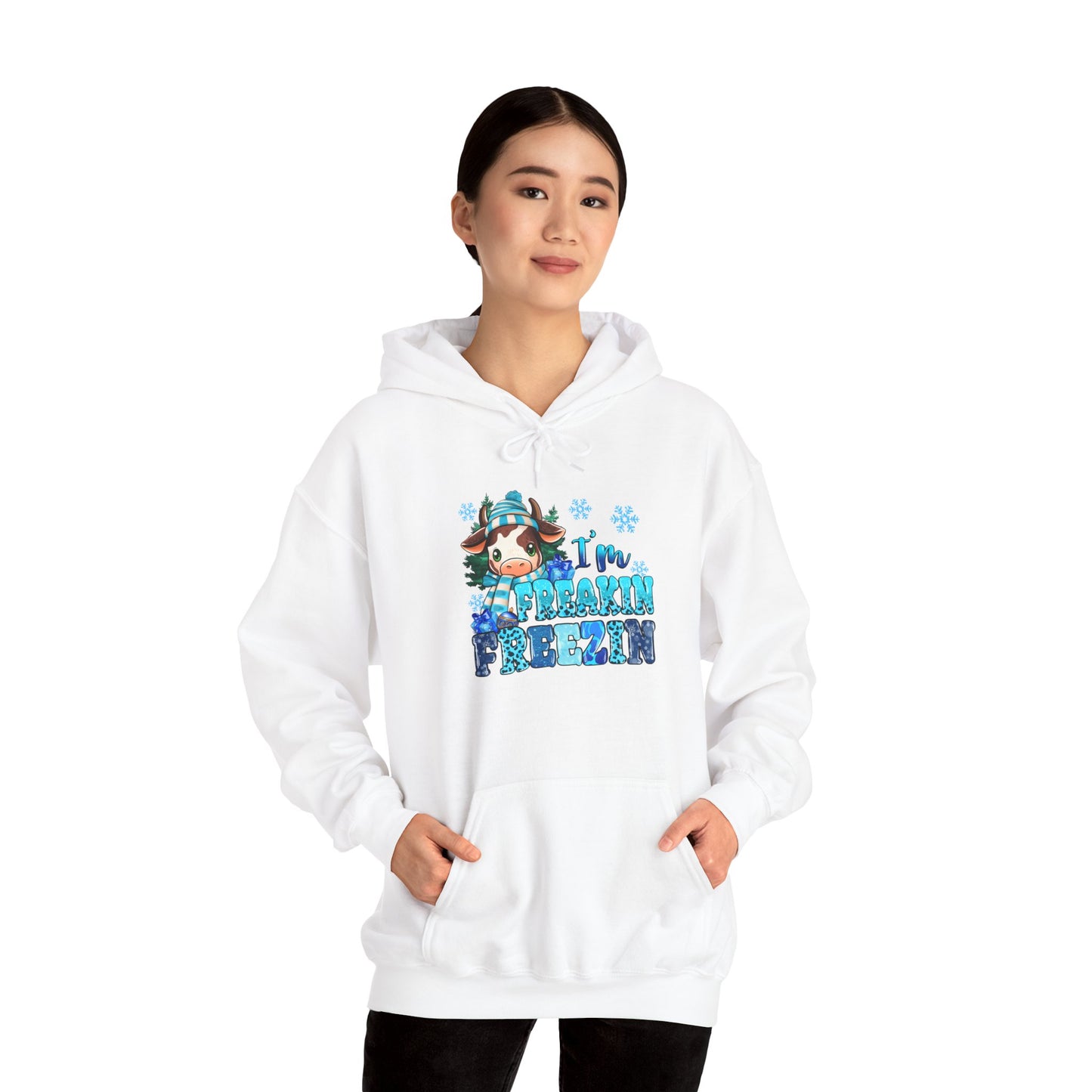 Freakin Freezing Unisex Heavy Blend™ Hooded Sweatshirt