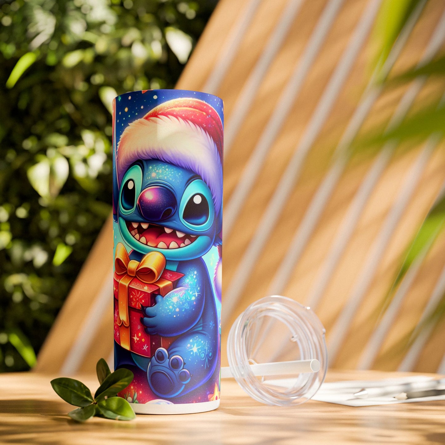 Blue Monster Tumbler with Straw, 20oz