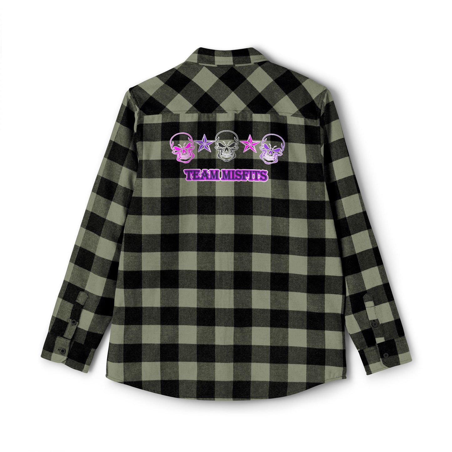 Misfits Pink Unisex Flannel Shirt