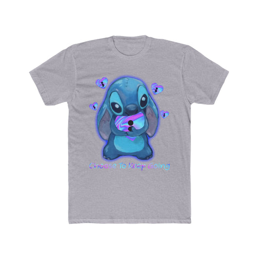 Blue guy awareness Tee