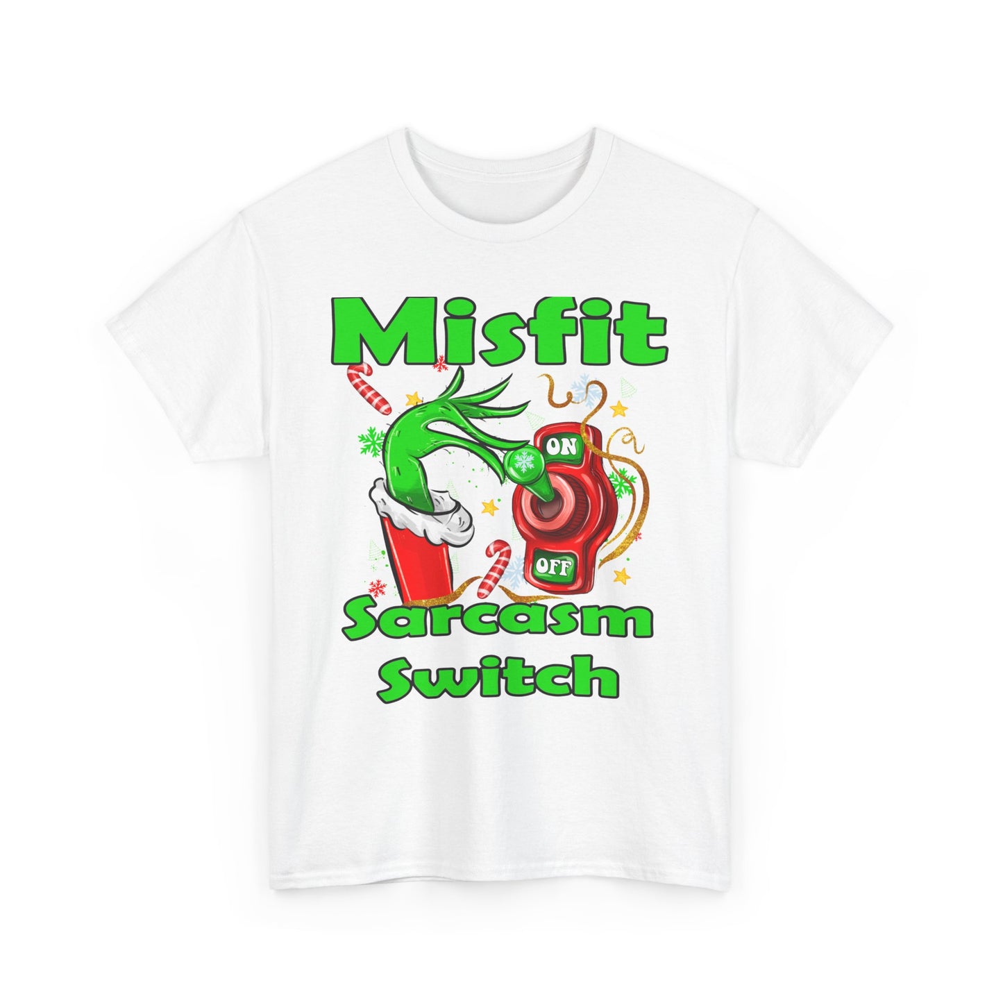 Misfit Sarcasm Switch Heavy Cotton Tee