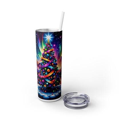 Christmas Tree Tumbler with Straw, 20oz