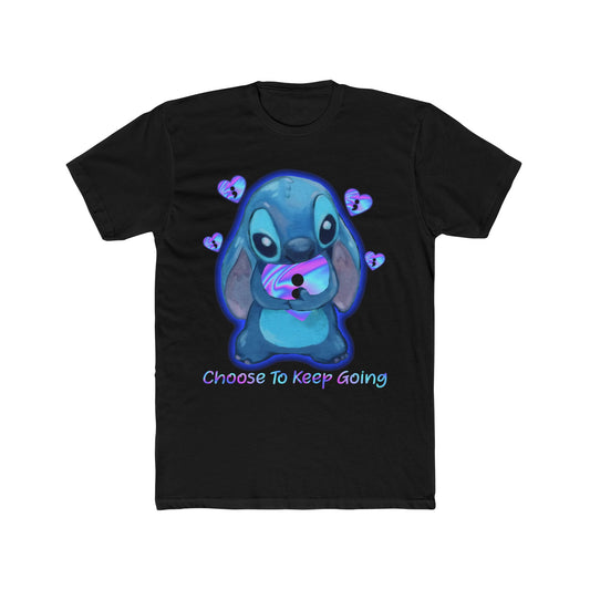 Blue guy awareness Tee