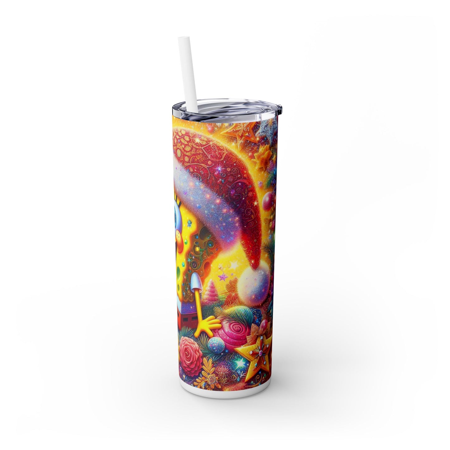 Sponge Time Tumbler with Straw, 20oz