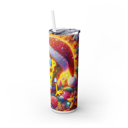 Sponge Time Tumbler with Straw, 20oz