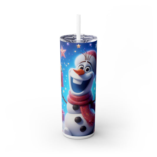 Snowman Tumbler with Straw, 20oz