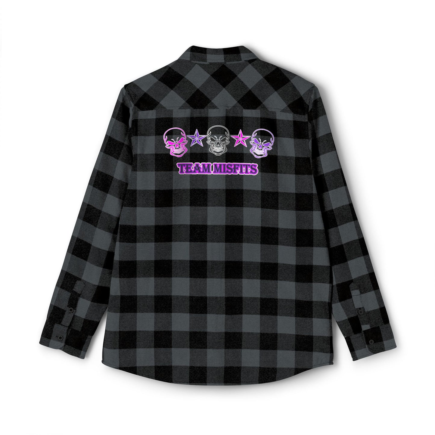 Misfits Pink Unisex Flannel Shirt