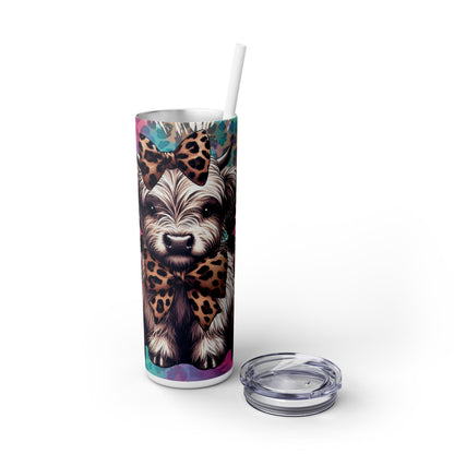 Colorful highland Tumbler with Straw, 20oz