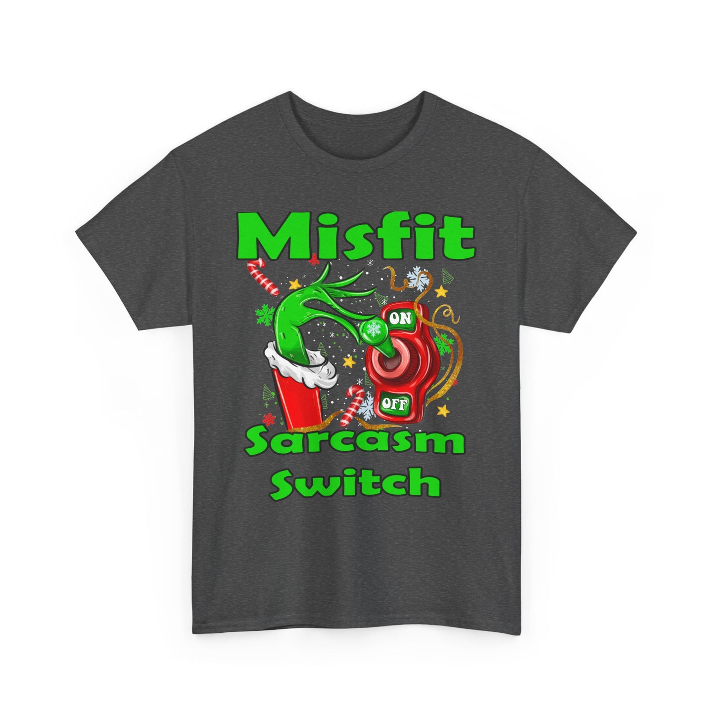 Misfit Sarcasm Switch Heavy Cotton Tee