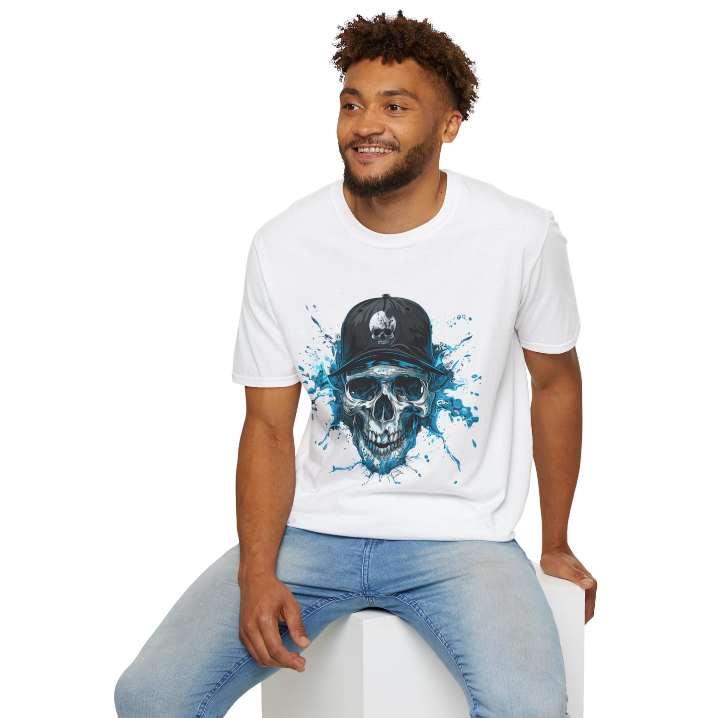 Skull Hat Softstyle T-Shirt