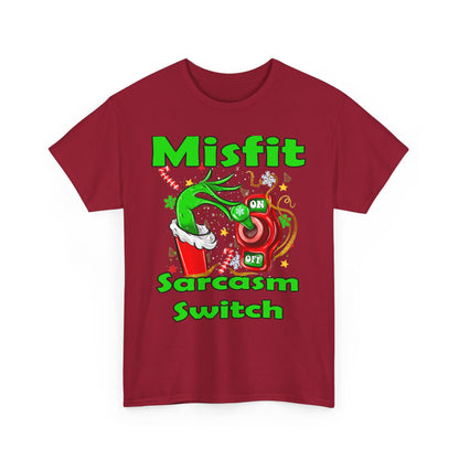 Misfit Sarcasm Switch Heavy Cotton Tee