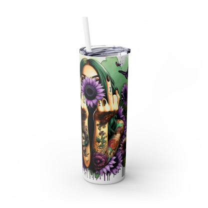 F this girl Tumbler with Straw, 20oz