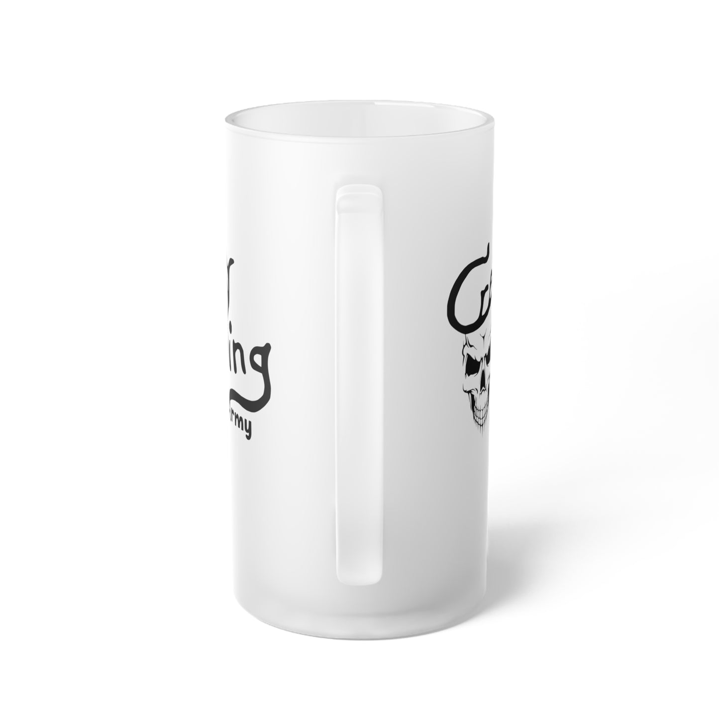 CTA Frosted Glass Beer Mug