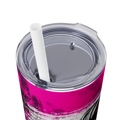 Pink Lady Tumbler Skinny Tumbler with Straw, 20oz