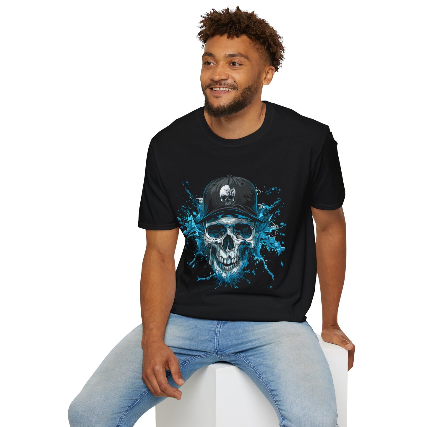 Skull Hat Softstyle T-Shirt