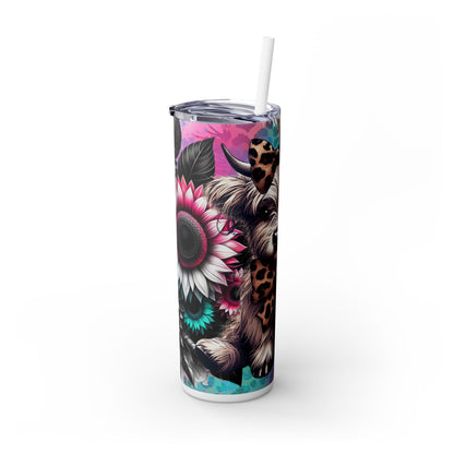 Colorful highland Tumbler with Straw, 20oz