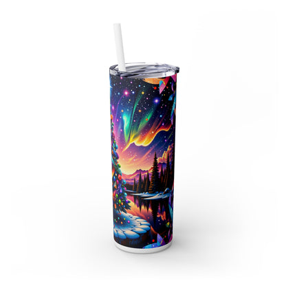 Christmas Tree Tumbler with Straw, 20oz