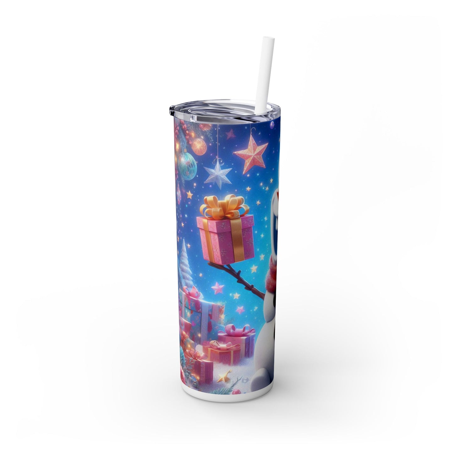 Snowman Tumbler with Straw, 20oz