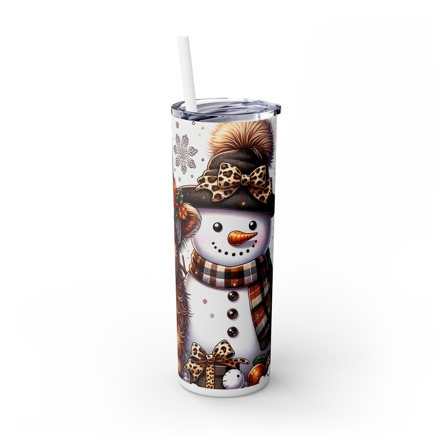 Brr Highland Skinny Tumbler with Straw, 20oz