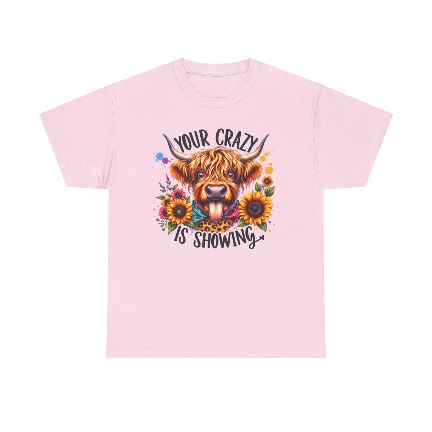 Crazy showing Unisex Heavy Cotton Tee