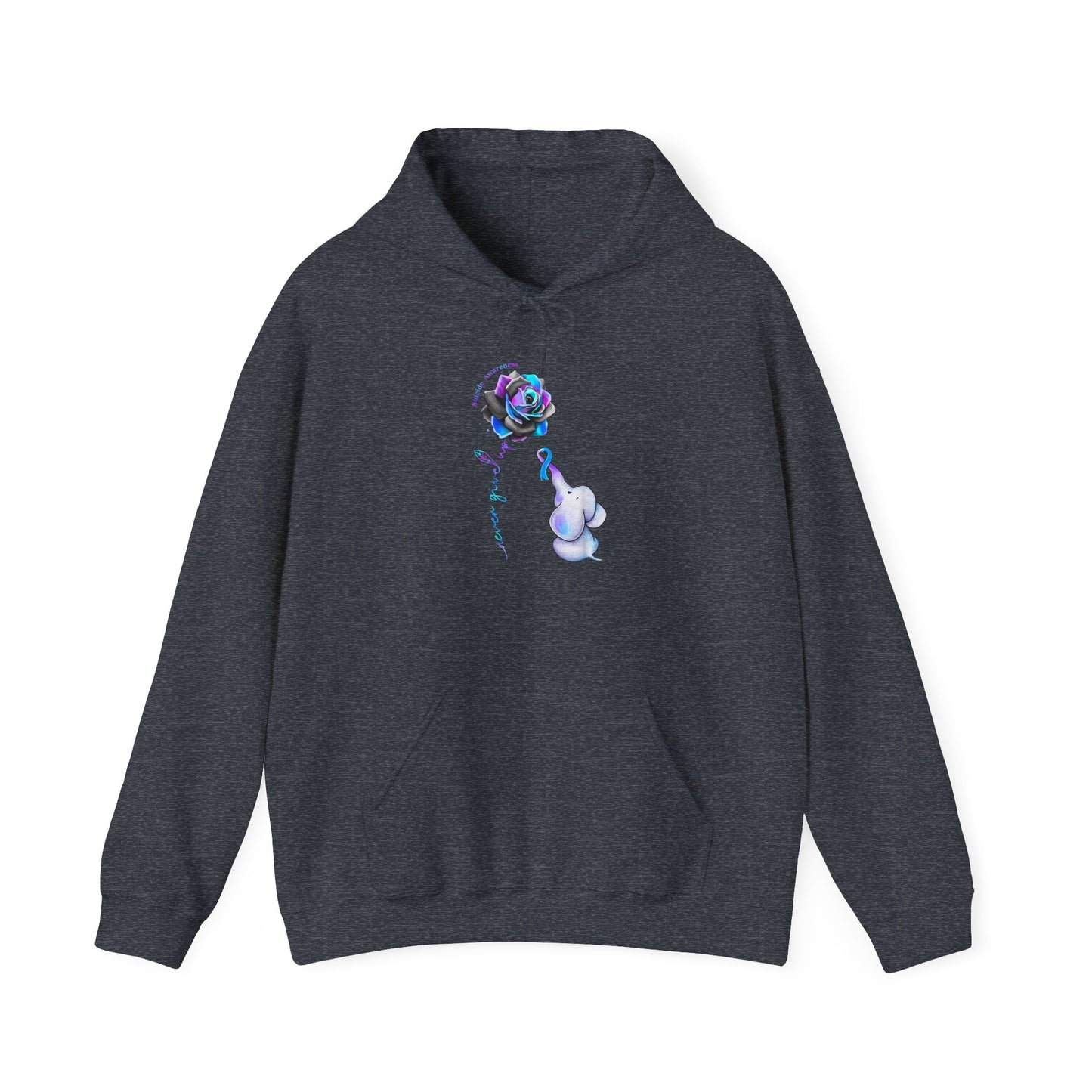 awareness elephant Unisex Heavy Blend™ Hooded Sweatshirt