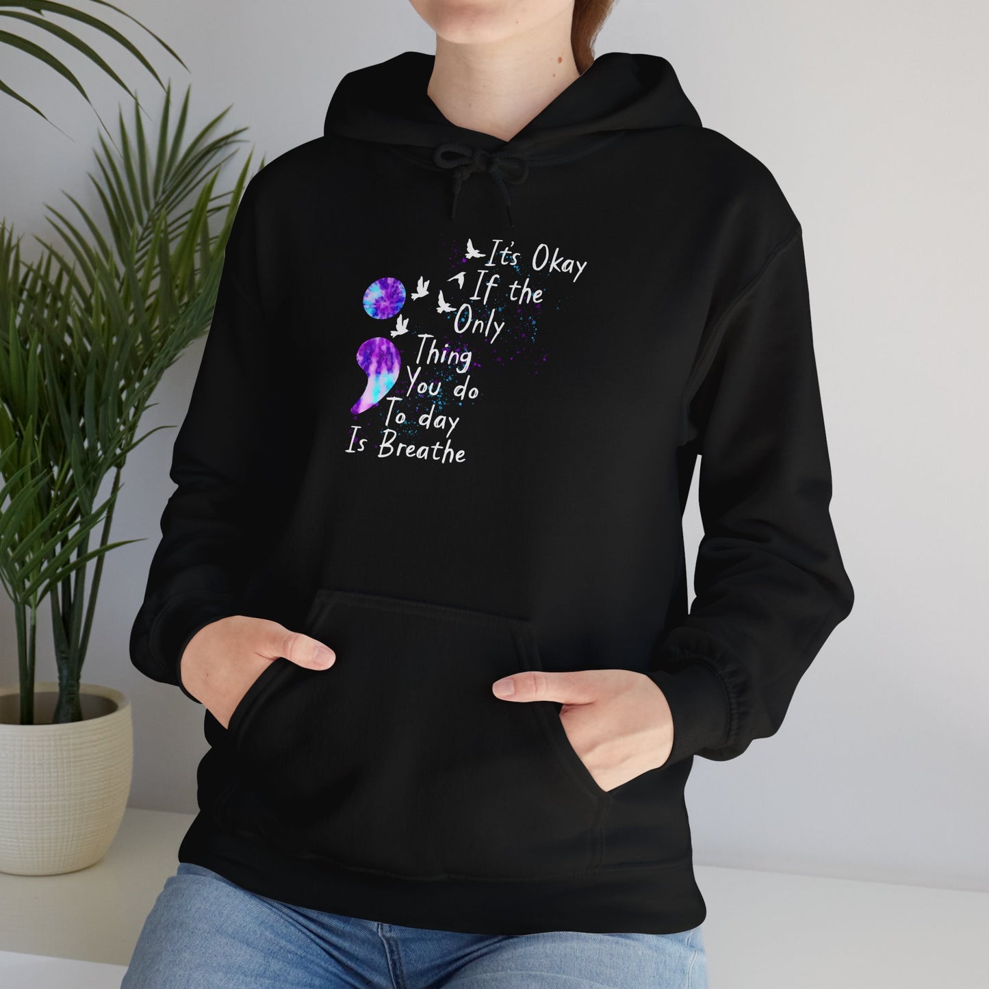 Semicolon Unisex Heavy Blend™ Hooded Sweatshirt