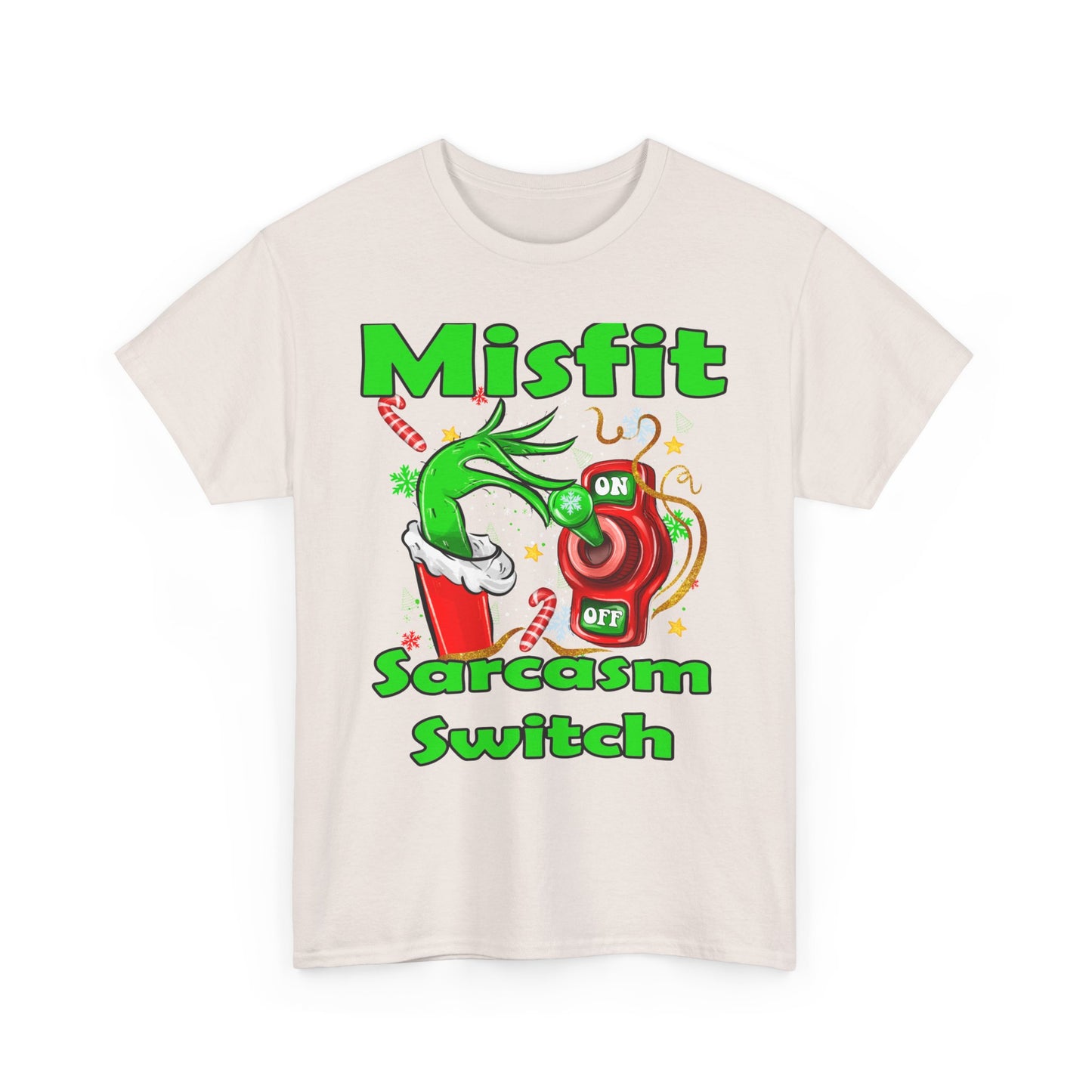 Misfit Sarcasm Switch Heavy Cotton Tee