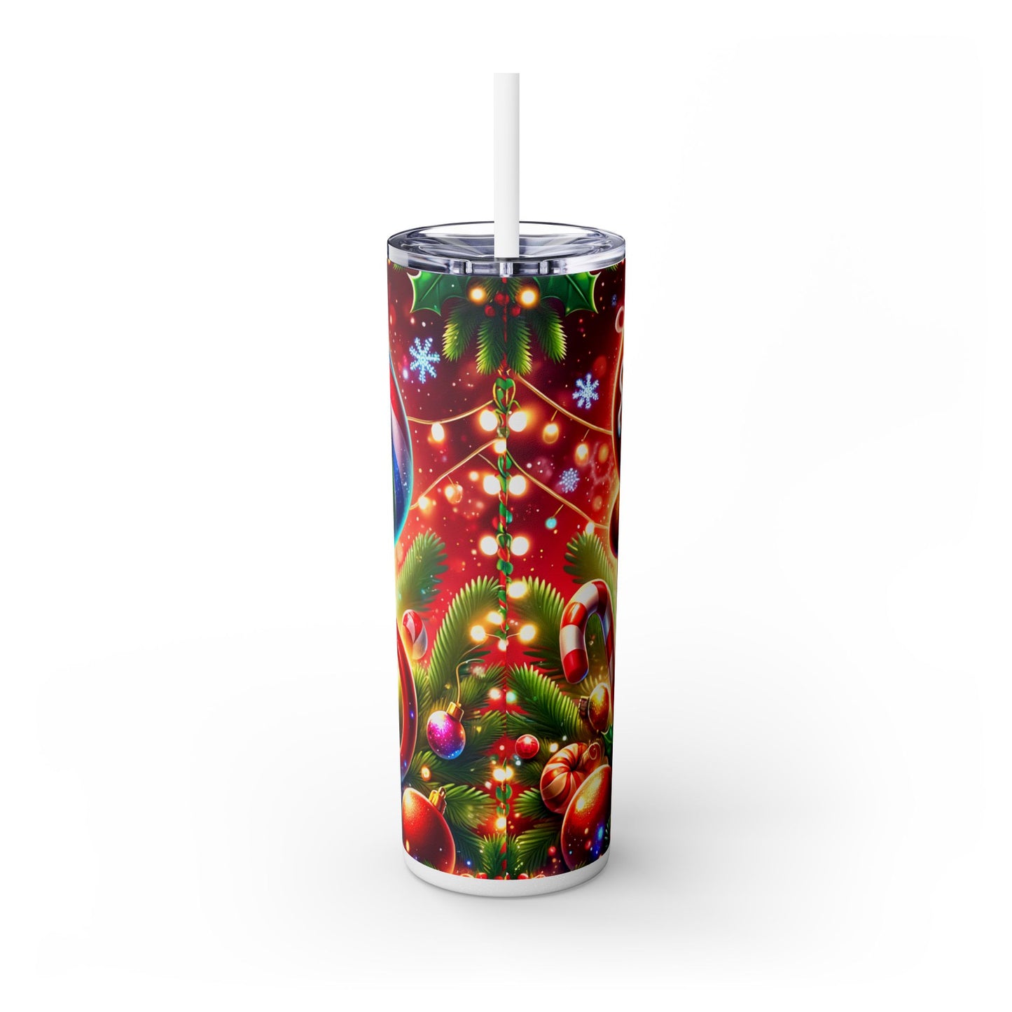 Ginger Bread Tumbler with Straw, 20oz